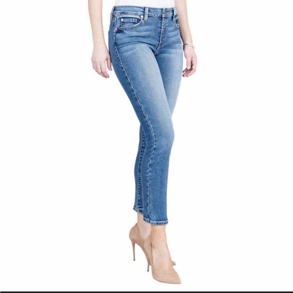 Anthropologie‎ Level 99 Medium Blue Denim Jeans